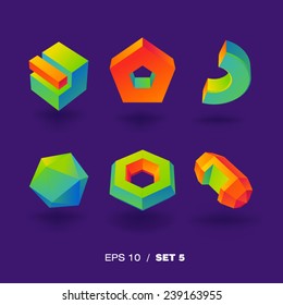vector 3d icons (set 2) Please visit my portfolio to see similar!