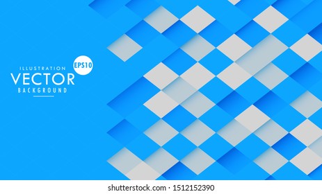 VECTOR 3d illustration abstract geometric fold volumetric background for business, company, office, corporate, web, presentation, publication with blank space template