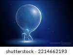 Vector 3d illustration concept, a man holds the planet Earth, on a dark blue background, a symbol of great strength, reliability, endurance, in business or sports.
