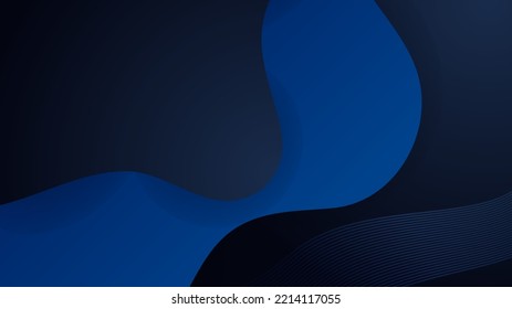 Vector 3D Ilustración Geométrica, Polígono, Línea,Forma de patrón triangular con estructura molécula. Polígono de fondo azul. Resumen científico, futurista, concepto de conexión de red
