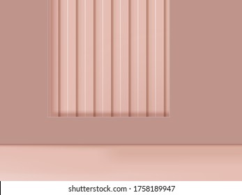 Vector 3D Illustration Pastel Colors Abstract Studio Shot Product Display Background