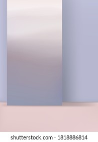 Vector 3D Illustration Studio Shot Product Display Background With Abstract Gradient Pastel Colors