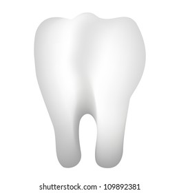 Vector 3d illustration of tooth