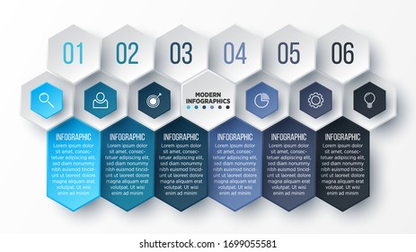 Vector 3D infographic template for presentation. Business data visualization. Abstract elements. Creative concept for infographic.