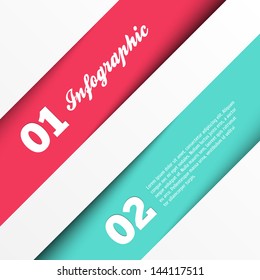 Vector 3D Infographics background