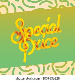 Vector 3D lettering