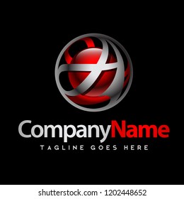 vector 3d letters and balls, concept letters with shiny and sharp color combinations, cool logo for industries and businesses that are evolving into the future