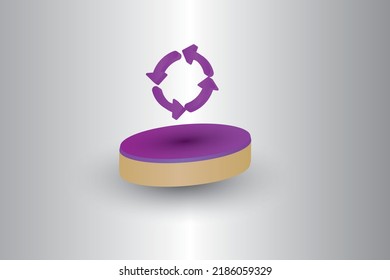 los iconos del logotipo 3D vectorial se utilizan normalmente para el diseño gráfico y de afiches