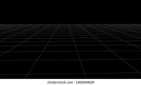Vector 3D mesh. Background Lines.