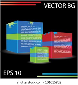 Vector  3D modern composition/background