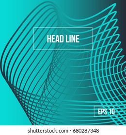 Vector 3d modern cover design.Different color flame pattern with abstract forms of fluid motion, geometric style. Futuristic colored geometric background with bugs, hipster pattern.