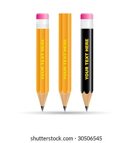 Vector 3d pencils icon
