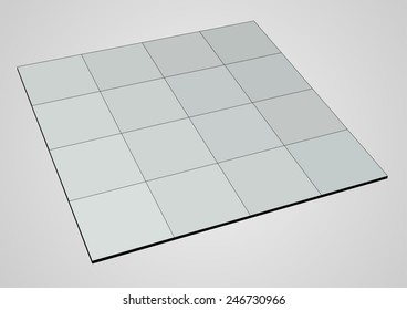  Vector 3D Plane | Blank Stage Layout