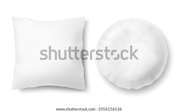 round white fluffy cushion