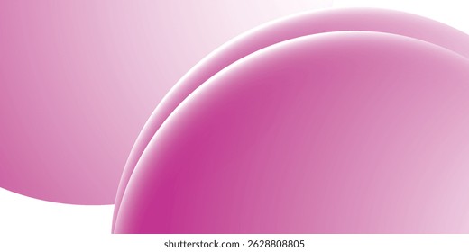 Vector 3d Realistic Pink Metal, Plastic Blank Button Badge Set Different Sizes Closeup Isolated on Transparent Background. Top View.