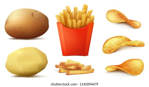 Potatoes Chips Clipart High Res Stock Images Shutterstock