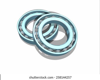 Vector 3d shaft support bearing