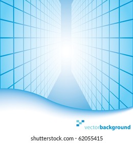 Vector 3D square vector background