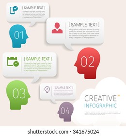 Vector 3d step label  infographic design elements template for business , banners , web site , brochures