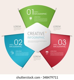 Vector 3d step label  infographic design elements template for business , banners , web site , brochures