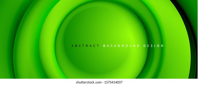 Vector 3d style abstract swirl circles, modern techno digital trendy abstract background. Vector Illustration For Wallpaper, Banner, Background, Card, Book Illustration, landing page
