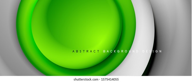 Vector 3d style abstract swirl circles, modern techno digital trendy abstract background. Vector Illustration For Wallpaper, Banner, Background, Card, Book Illustration, landing page
