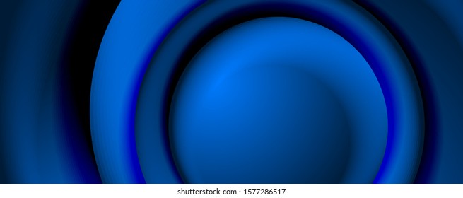 Abstrakte, abstrakte Kreise im Vektor 3d-Stil, moderne, digitale, trendige, abstrakte Hintergrundbilder. Vektorgrafik für Bildschirmhintergründe, Banner, Hintergrund, Karte, Buchillustration, Landing-Page