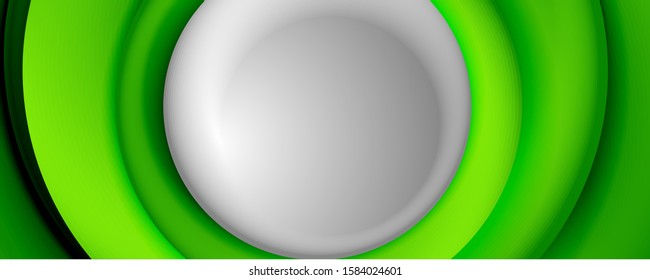 Vector 3d style abstract swirl circles, modern techno digital trendy abstract background. Vector Illustration For Wallpaper, Banner, Background, Card, Book Illustration, landing page