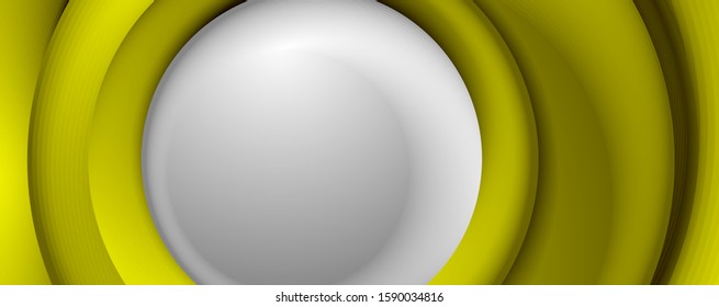 Vector 3d style abstract swirl circles, modern techno digital trendy abstract background. Vector Illustration For Wallpaper, Banner, Background, Card, Book Illustration, landing page