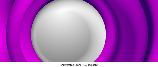 Vector 3d style abstract swirl circles, modern techno digital trendy abstract background. Vector Illustration For Wallpaper, Banner, Background, Card, Book Illustration, landing page