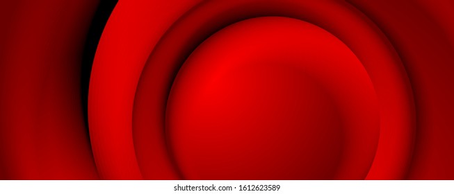 Abstrakte, abstrakte Kreise im Vektor 3d-Stil, moderne, digitale, trendige, abstrakte Hintergrundbilder. Vektorgrafik für Bildschirmhintergründe, Banner, Hintergrund, Karte, Buchillustration, Landing-Page