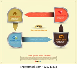 Vector 3D style / can use for  business background / modern template / education plan / business plan / can use for infographic