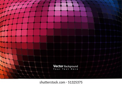 Vector 3d style colorful mosaic background