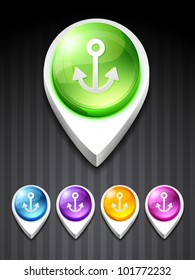 vector 3d style icon design