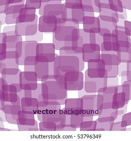 Vector 3D warped square on background