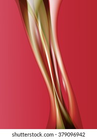 vector 3d waves, EPS10 with transparency and mesh