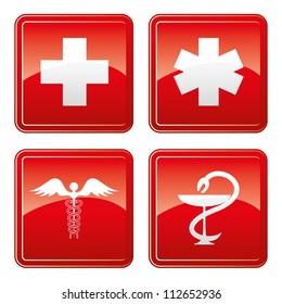 Vector. 4 medical icons.