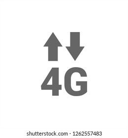 vector 4g network filled vector icon - Vector 