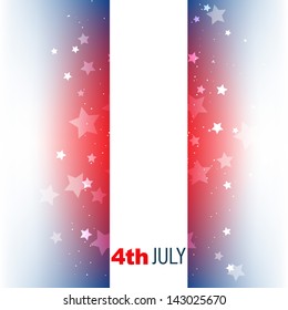 vector 4th of july american independence day design