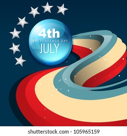 vector 4th of july independence day design art