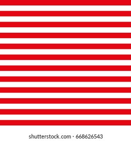 vector 4th of July seamless pattern with red and white stripes. EPS