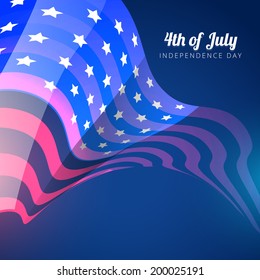 vector 4th of july stylish background