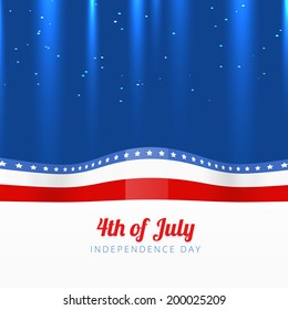 vector 4th of july stylish background