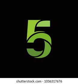 vector 5 logo stock modern shape 