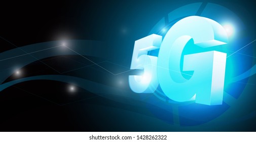 The  vector 5g  connection  for technology  content.