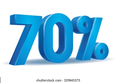 Vector de fondo blanco del 70 %