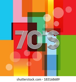 Vector 70's Art Background