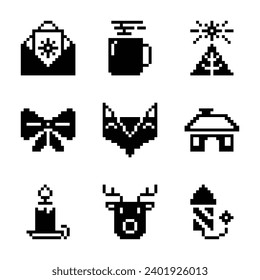 Vektorgrafik 8-Bit-Winterfüller