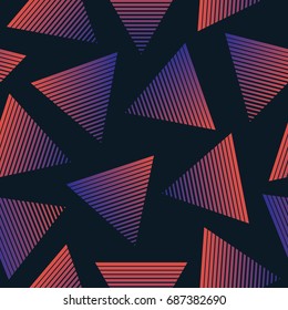 Patrón sin problemas de estilo retro Vector 80s. Fondo de la moda