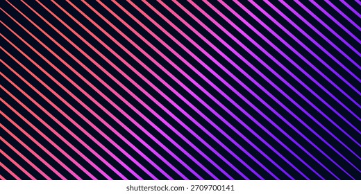 Vector 80s Retro Style Striped Shape. Minimalism Art Illustration